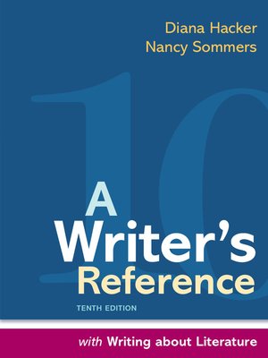 cover image of A Writer's Reference with Writing about Literature
